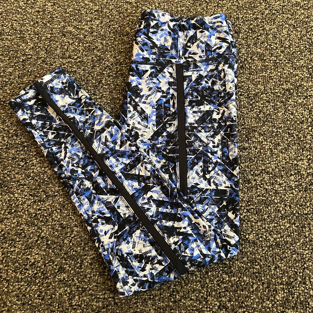 Lululemon Athletica Blue Abstract Leggings - Picture 14 of 15